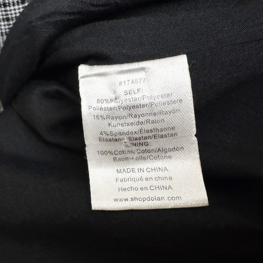 Anthropologie Dolan Plaid Embroidered Blazer - Picture 5 of 6